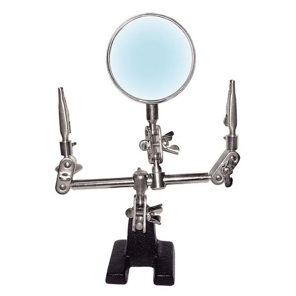 Lupa Com Suporte E Pincas C- Aumento 3x Hikari Hl-s10