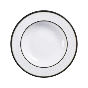Prato Fundo Sienna Em Porcelana Decorada 23cm 96580152 - Tramontina
