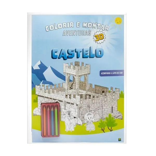 Colorir e Montar: Castelo ( Brijbasi Art Press Ltd. )