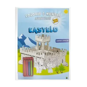 Colorir e Montar: Castelo ( Brijbasi Art Press Ltd. )
