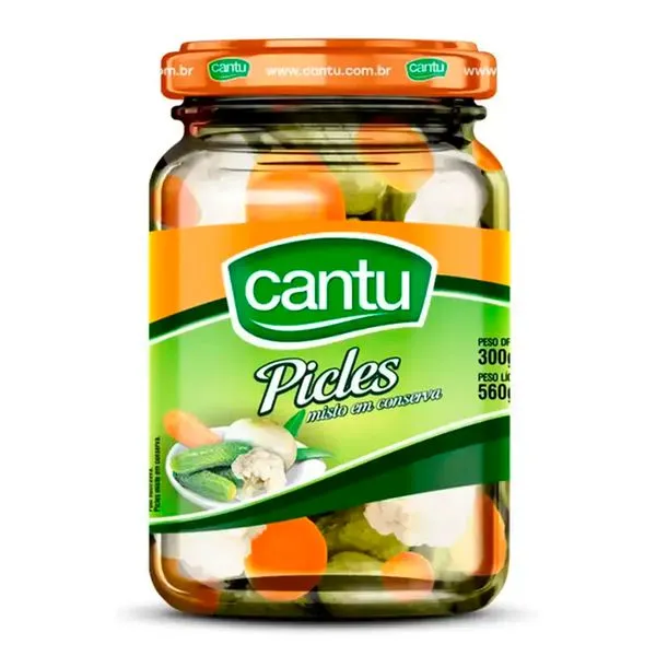 Picles 300g Cantu Misto