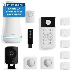 Conjunto Sistema de Segurança Simplisafe 12 Peças Cor Branco A-MBI