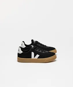 Volley Elastic Laces Canvas Black White Natural