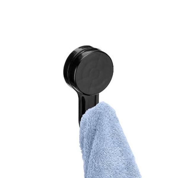 Gancho Unitario De Plastico Com Dupla Face 3M Black
