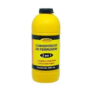 Conversor de Ferrugem Convertedor 500ml para Transformar Área Enferrujada em Fundo Protetor Escuro Allchem Conversor de Ferrugem Convertedor 500ml para Fundo Protetor Escuro com Rendimento 5 a 7 m² Allchem