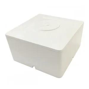 Caixa Sobrepor Multitoc Cftv Quadrada Branca 3x3