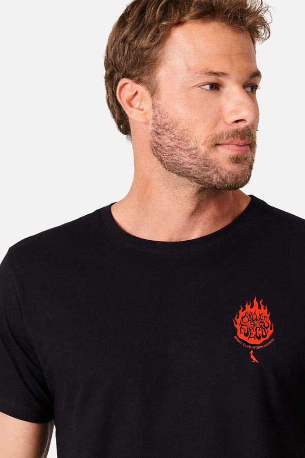Camiseta Estamp Calles De Fuego Inter Preto - M