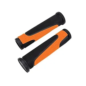 Manopla para Bicicleta Gta Punho Bike Ergonômico Mtb 125mm Design Anatômico Preto e Laranja Oem Manopla para Bicicleta Gta Punho Bike Ergonômico Mtb 125mm Preto e Laranja Oem
