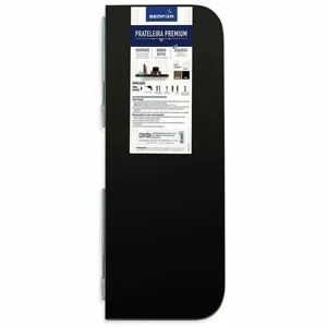 Prateleira Bemfixa 28x28x1,5cm Preto 9897