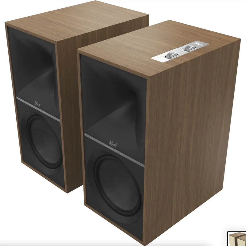Klipsch The Nines Caixas Hi-Fi amplificadas Par - Walnut