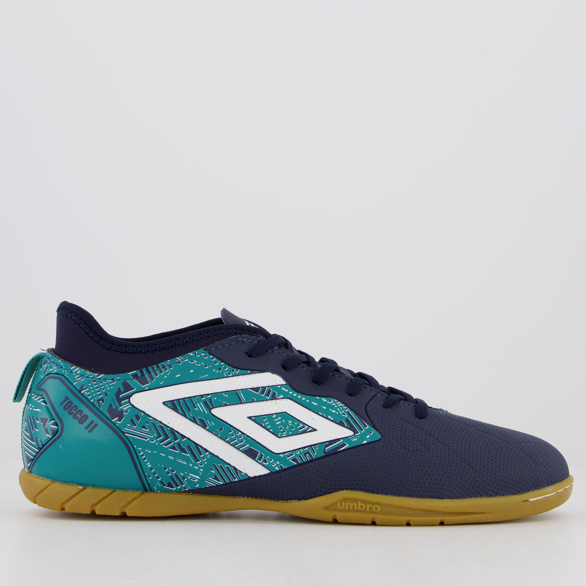 Chuteira Umbro Tocco II Club Futsal Marinho