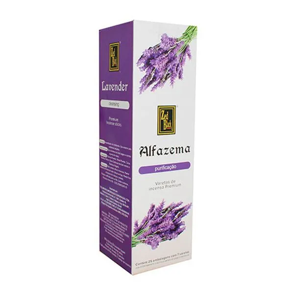 Incensos Zed Black Alfazema 97 - Kashimir