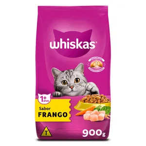 Ração Whiskas Gatos Adultos Frango 900 g