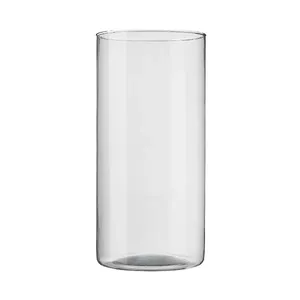 Vaso Tubo Decorativo Transparente 30x14cm - Vitazza