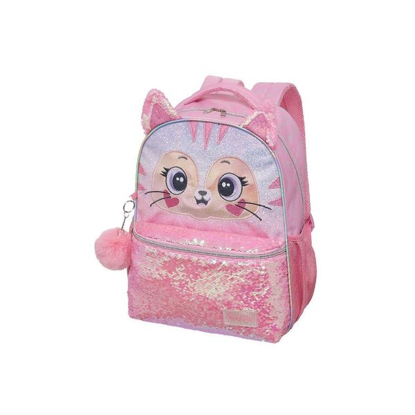Mochila de Costas Pacific Pack Me Kitten Rosa Único