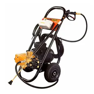 Lavadora De Alta Pressão Jacto J12000 7,5cv Trifásica Stop Total - 440v Preto E Laranja 440v