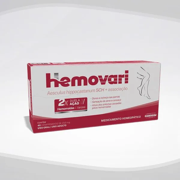 Hemovari 250Mg 40 Comprimidos