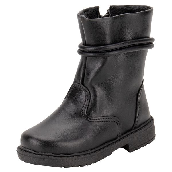 Bota Infantil Feminina Doce Menina 1506 PRETO 01 21
