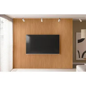 Painel de Cozinha até 100 Pol Modular 3.0 Ripado 297x250cm Nature Fosco - Linea Brasil