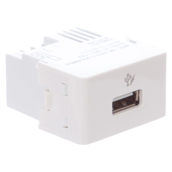 Módulo Tomada Carregador Usb 5 1 Vdc 1a 127v 220v Branco Decor Schneider