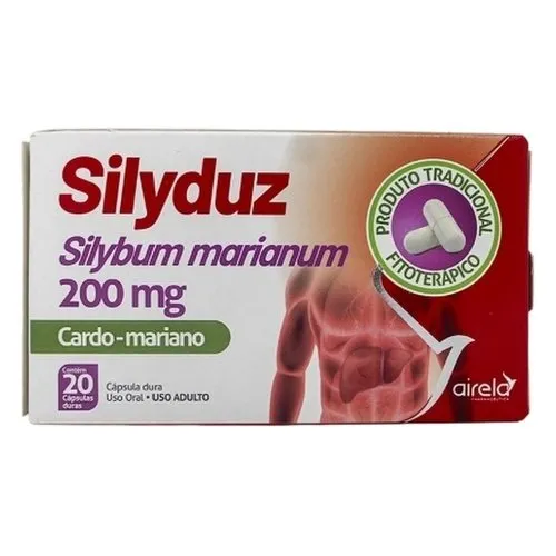Silyduz Silimarina 200mg 20 Cápsulas Airela