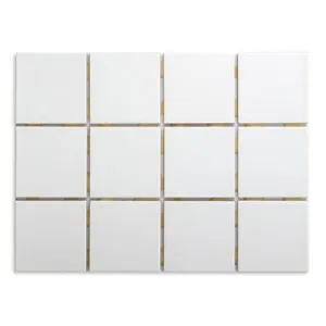 Revestimento White Bold Brilhante Branco 10x10cm 1,95m2 (Lote 39)