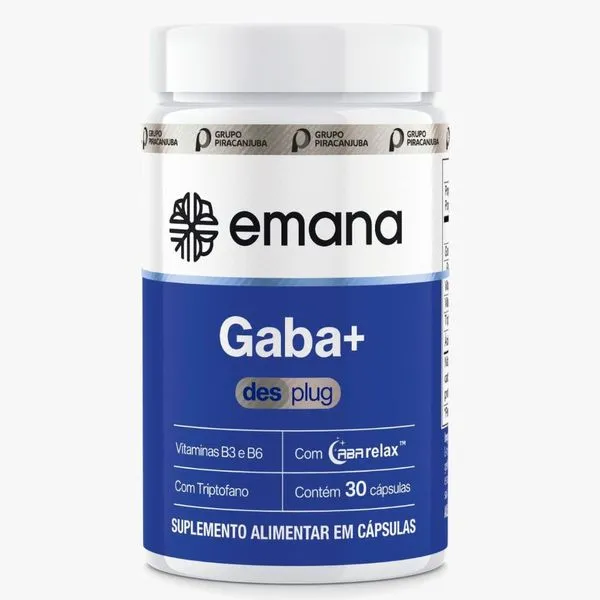 Suplemento Alimentar Emana Gaba+ 30 Cápsulas