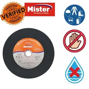 Disco de Corte para Metal 4.1-2 115X2,5X22MM para Acabamento Preciso em Aço, Concreto, Granito e Mármore Mister Disco de Corte para Metal 4.1-2 115X2,5X22MM para Desempenho Superior em Metais em Esmerilhadeiras