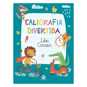 Caderno de Caligrafia Divertida Letra Cursiva - Ciranda Cultural