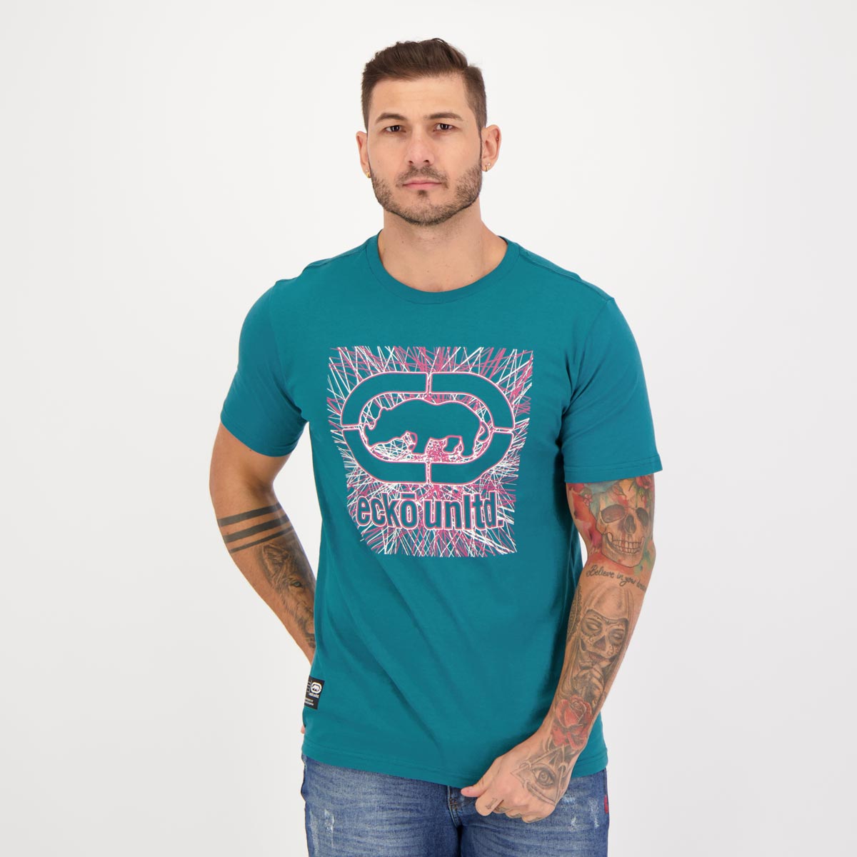 Camiseta Ecko Scratchs Verde