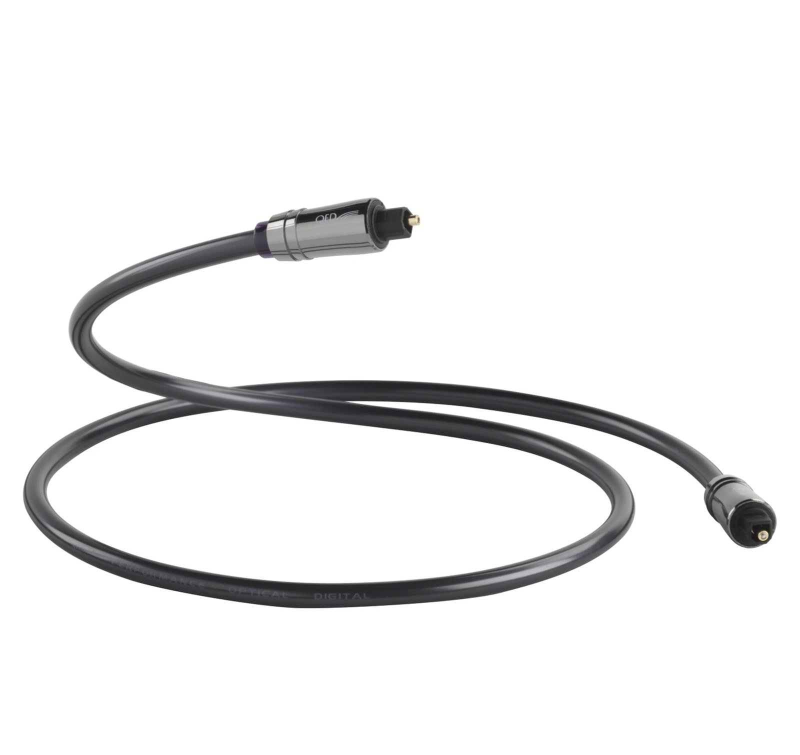 Cabo Óptico QED PERFORMANCE Optical Graphite - Par - 1,5m