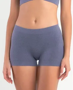 CALCINHA BOYSHORT MICROFIBRA MESCLA SEM COSTURA LILÁS P