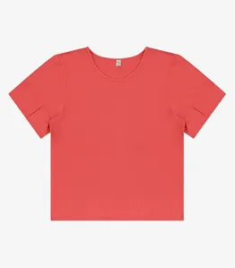 Blusa Plus Size Infinita Cor Rovitex Laranja Plus G2