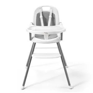 Cadeira de Alimentação Berry 3 em 1 Cinza Multikids Baby - BB391OUT [Reembalado] BB391OUT