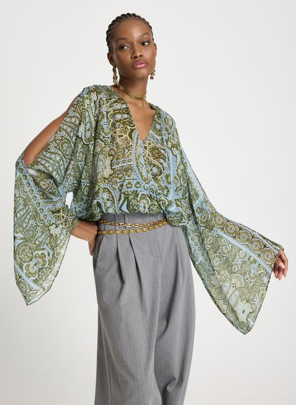 Blusa Le Lis Solene Transpasse Feminina G
