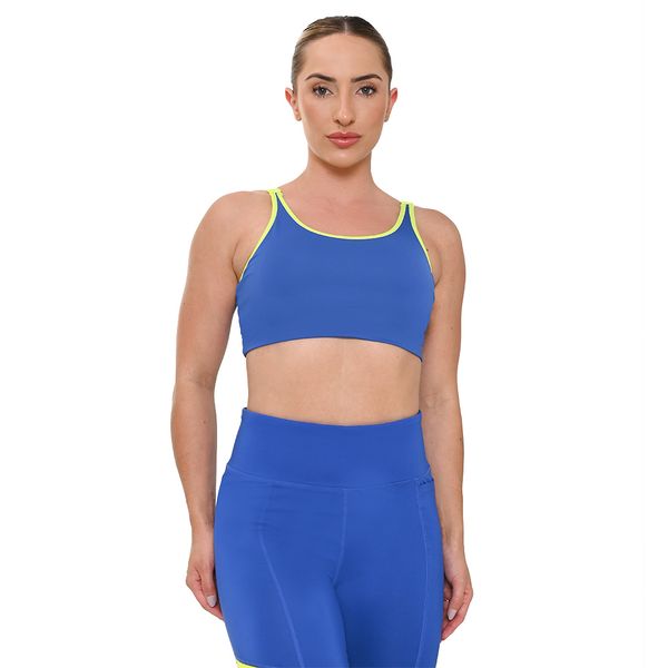 Top Baixo Impacto Olympikus Feminina P Azul
