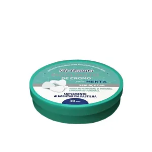 Pastilha Flofarma de Cromo Sabor Menta 286% IDR FLOFARMA 30 Unidades
