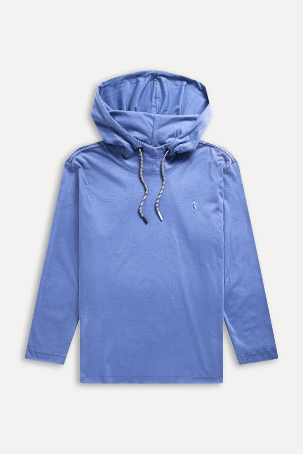 Hoodie Mini Ml A Fio Azul Carbono - 02