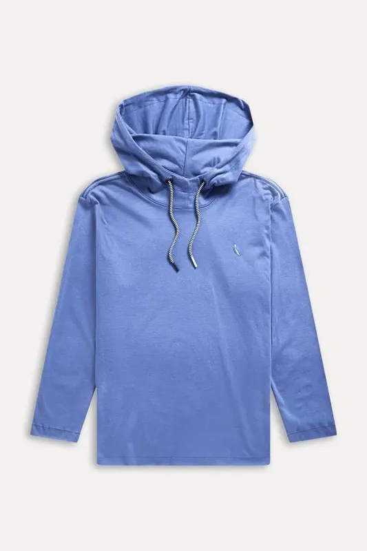 Hoodie Mini Ml A Fio Azul Carbono - 02