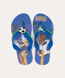chinelo infantil sonic ipanema azul 31-32