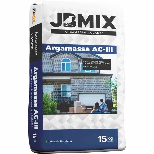 Argamassa Cimentcola Flexível ACIII João de Barro Embalagem Plástica 15kg Cinza (MP)