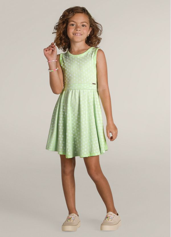 Vestido regata em malha infantil menina Brandili - 6