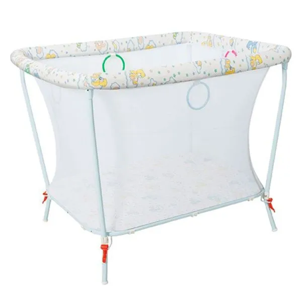 Cercadinho Para Bebê Tubline Dobrável Até 30kg Branco (MP)