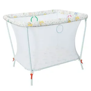 Cercadinho Para Bebê Tubline Dobrável Até 30kg Branco (MP)