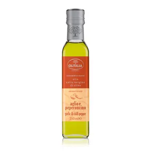 Condimento de Azeite de Oliva Extravirgem com Alho e Pimenta Olitalia 250ml