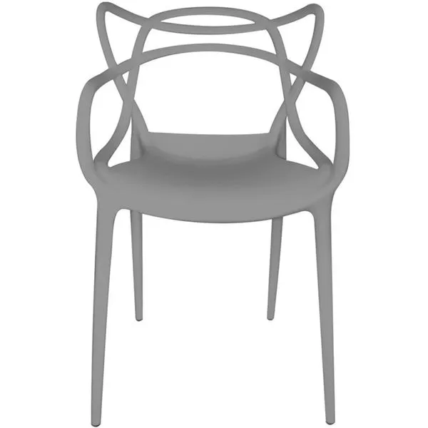 Cadeira Airun Moderna Cinza AR-C017 E-BI