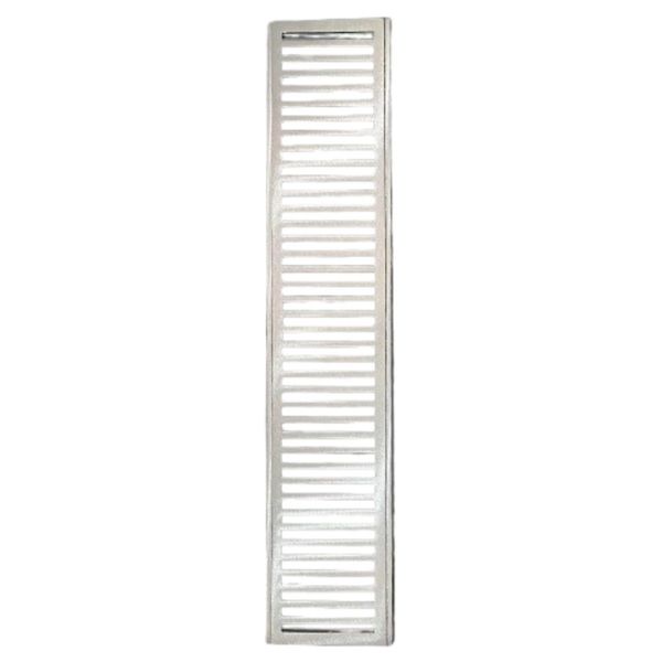 Conjunto Grelha e Porta Grelha Pedestre Alumínio 20x100cm LGMais