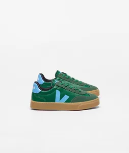 Volley Elastic Laces Leather Golf Aqua Natural