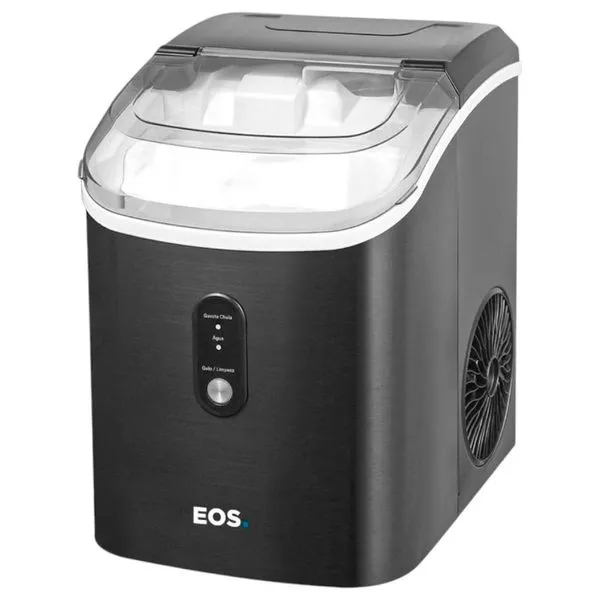 Máquina De Gelo EOS 15KG 127V Titanium EMG05 Preto (MP)