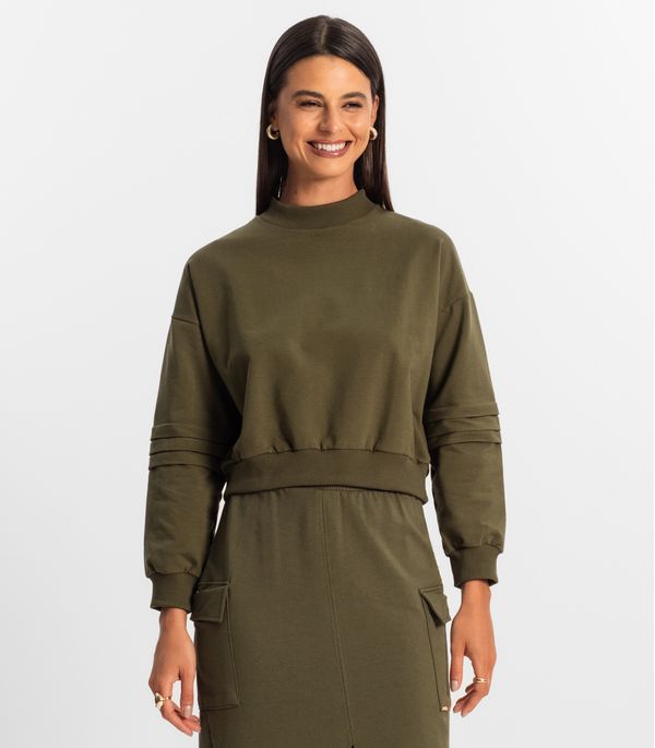 Moletom Feminino Rovitex Verde M